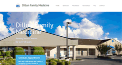 Desktop Screenshot of dillonfamilymedicine.com